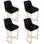 Besik Counter Stool with Metal Frame-446052282