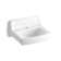 Greenwich Vitreous China Rectangular Wall Mount Bathroom Sink with Overflow