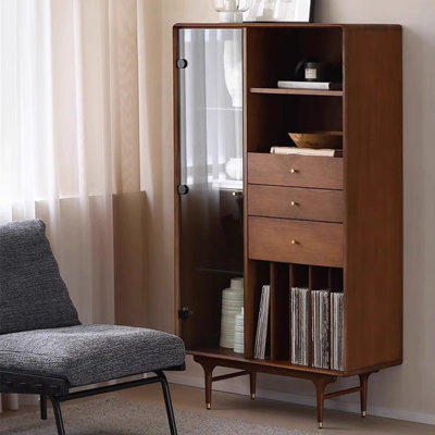 Modern minimalist design style bookcase
