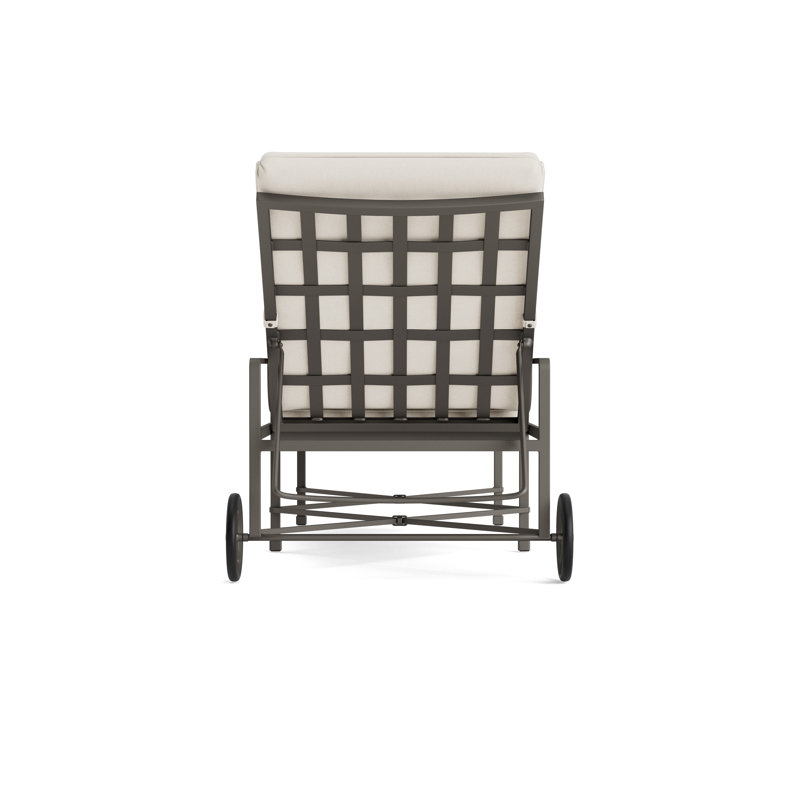 Venetian Outdoor Chaise Lounge, Fusion Natural, Mica