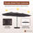 15 Ft Patio Market Umbrella with Base-86773837