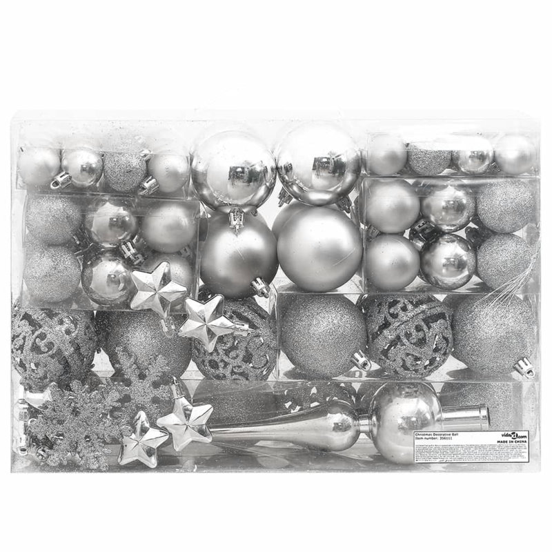 Christmas Christmas Bauble, Silver