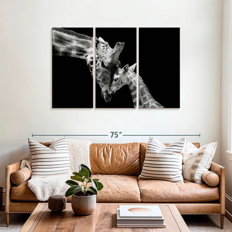 «Brampt Doting Mother Giraffe», H 36 po x l 57 po