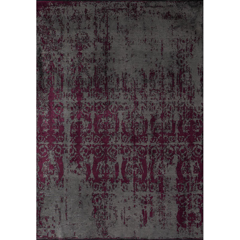 Basse Vintage Look Hand Loom Indoor / Outdoor Area Rug, Rectangle 5'3" x 7'7"