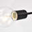 Helsinki 8-Light 45" Black Sputnik Linear Semi Flush Mount