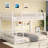 Full Xl Over Queen Metal Bunk Bed With And Guardrails, , No Box Spring Needed White Bed, Detachable Into Platform Beds, Space - Saving Safe-657996265