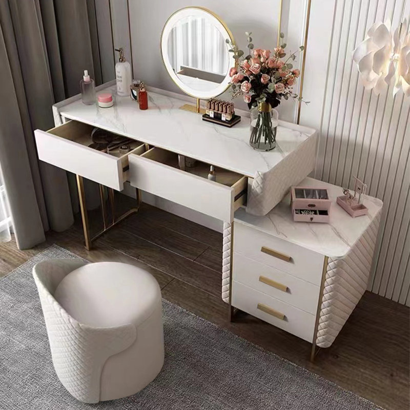 Ensemble coiffeuse et tabouret Dekyn