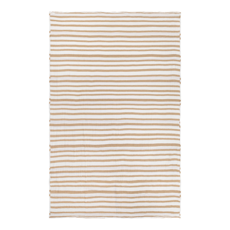Asena Machine Woven Throw Blanket, Brown
