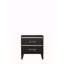 Table de chevet noire