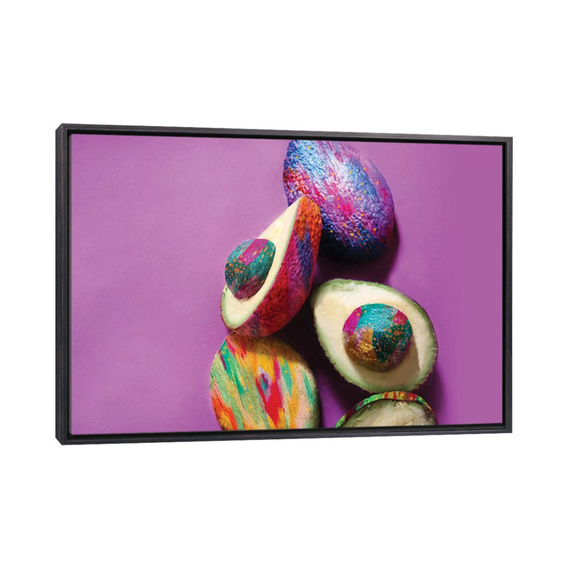 Avocat par EttaVee-impression d’art graphique, H 26 po x l 40 po x 1,5 po, Toile avec cadre noir patiné, Pas de tapis