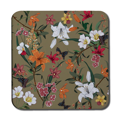 Square 6 Piece Coaster Set