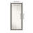 Cottage Non-Beveled Wood Framed Full-Length Floor Leaner Mirror