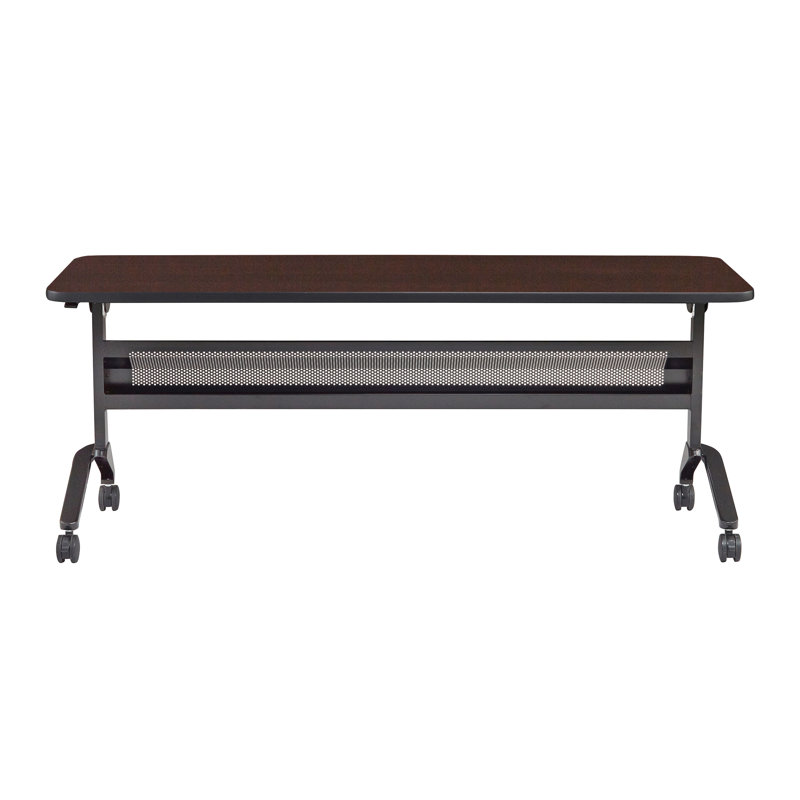 Table de formation Flip-N-Go rectangulaire, LPL, Argent argent, Moka, H 29 po x L 72 po x l 24 po