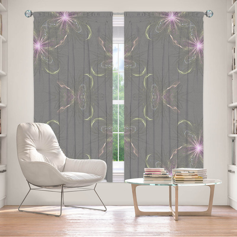 Paire de rideaux obscurcissant en polyester Hakim, L 40 po x L 82 po