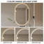 Miroir mural de salle de bain/de salon de coiffure avec écran tactile DEL antibuée de 48 x 30 pouces