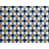 Bleu/doré