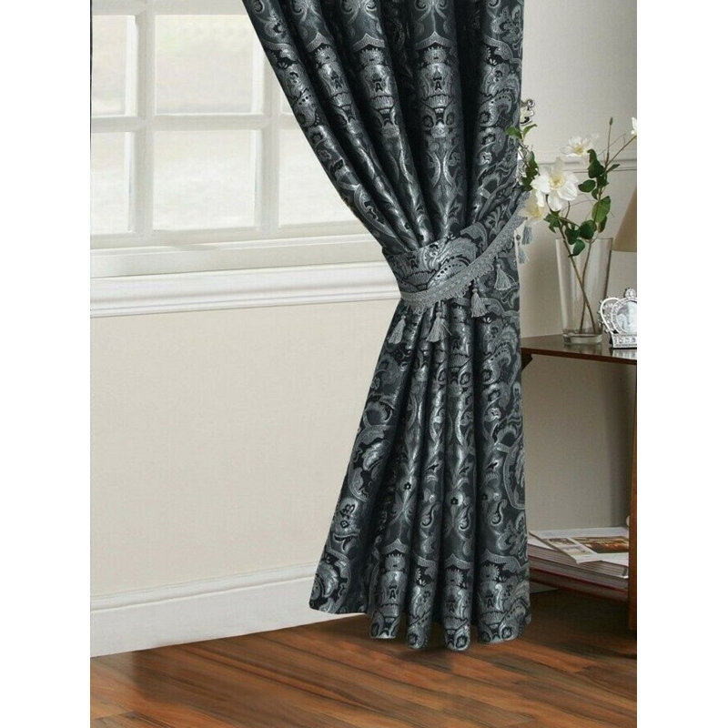 Hefley Curtain, 117 W x 137 D cm, Silver