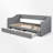 Upholstered Daybed With Trundle-817377542