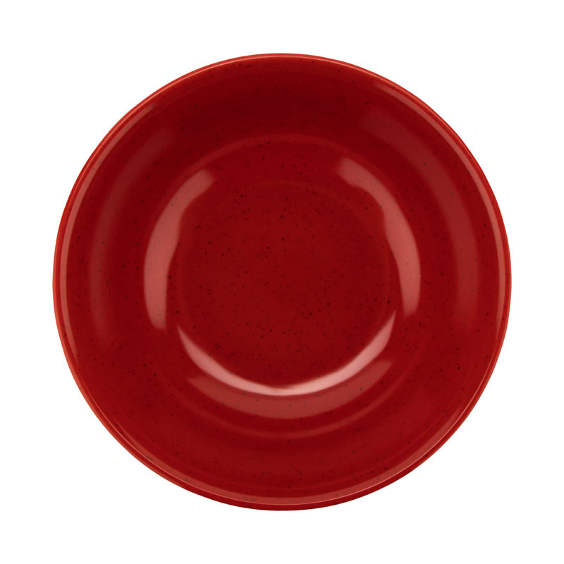 Bol rond en mélamine GET M-811-RSP, 1 pinte, rouge (ensemble de 12)