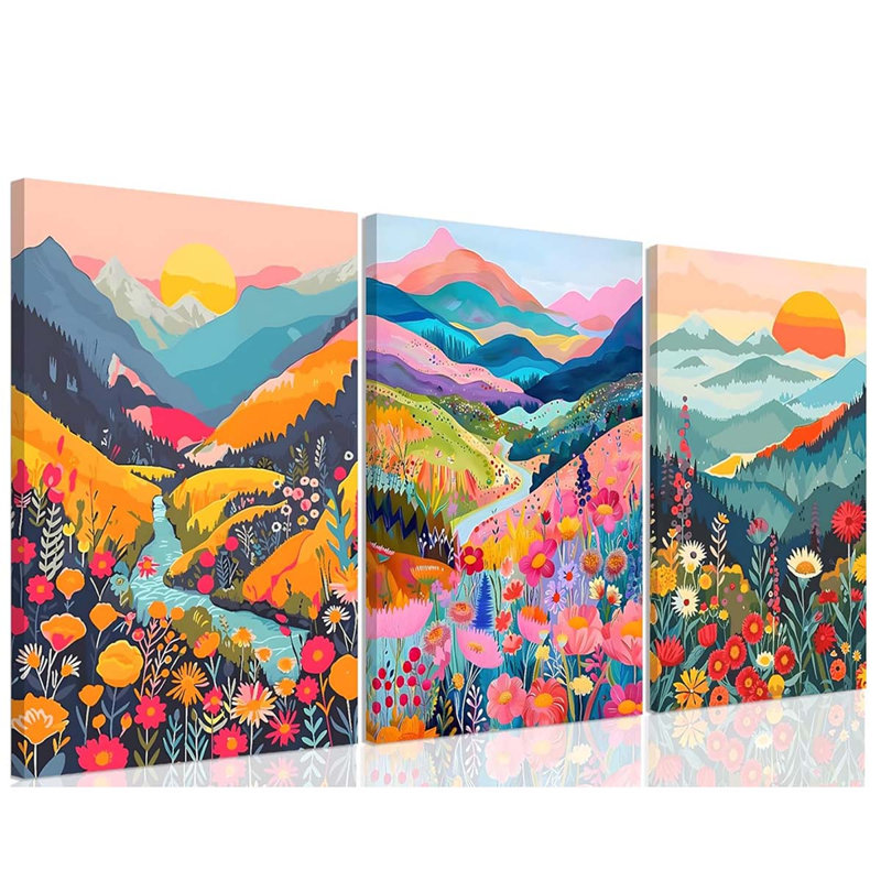 3 Piece Wrapped Canvas Print