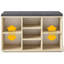 9 Pair Shoe Storage Bench