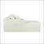 Chaise longue 37,5 po en velours pelucheux gauche avec porte-gobelet - sans assemblage (beige)-129885866-129885868