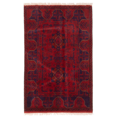 Tapis rouge Finest Khal Mohammadi 2 pi 7 po x 4 pi 1 po