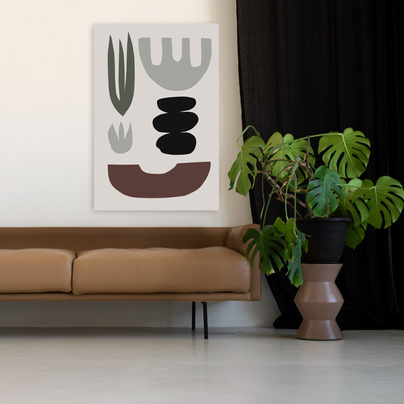 Art contemporain contemporain abstrait, H 48 po x l 32 po