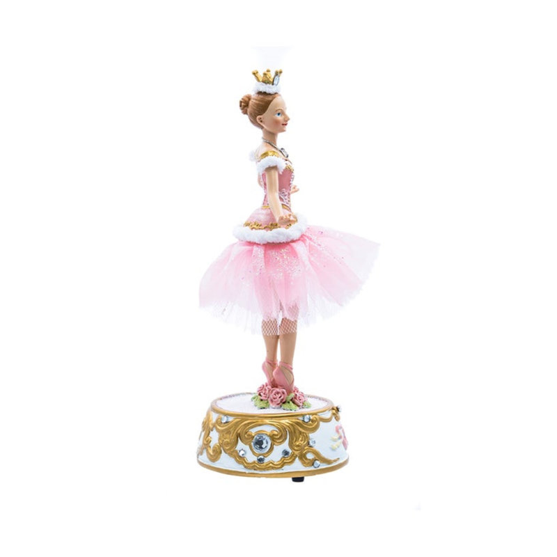 Ballerina Figure with Musical Base Decorative Accent