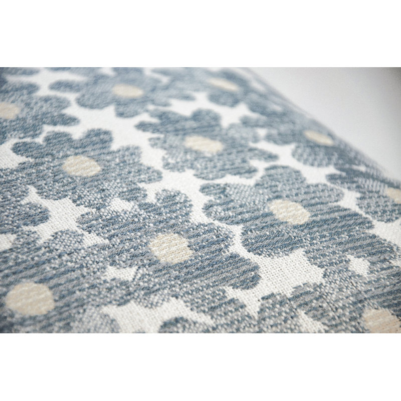 Daisy Performance Square Pillow Cover & Insert, Harbor, Rectangular 9"H x 19"W
