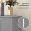 Garde-manger avec tablettes réglables, portes