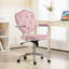 Mignon chaise de bureau à domicile, chaise de bureau d'ordinateur avec capitonnage à boutons, VaniChair pivotant-1035681994-1010820932