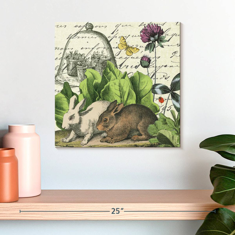 Brampt Garden Rabbit II, 16" H x 16" W