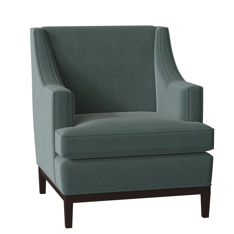 Fauteuil à coussins larges 32 po Cardiff, Lapis Buhrmaster, Noyer noir