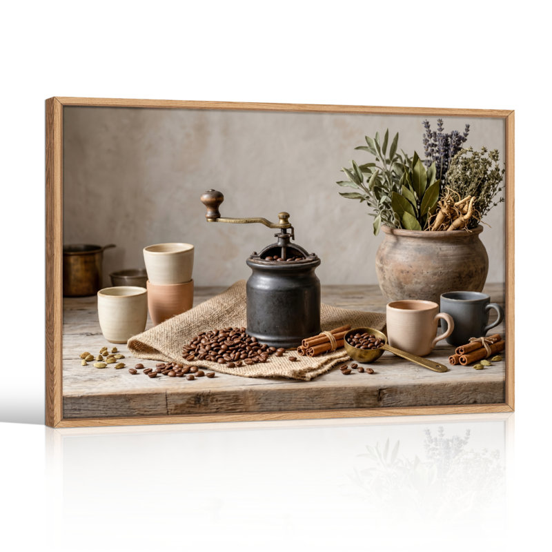 Ensemble de 1 tableau sur toile rustique, H 20 po x l 30 po, Naturel
