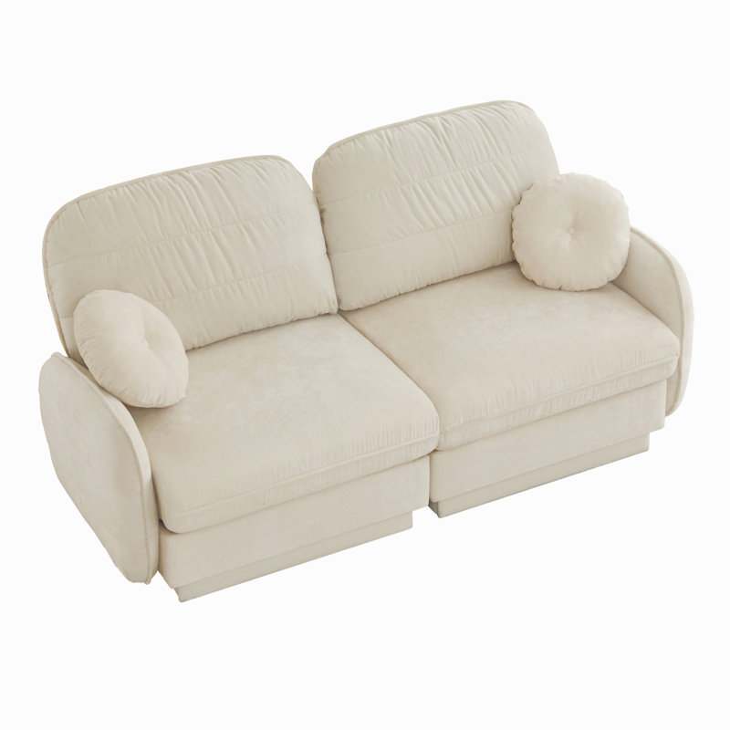 Canapé Chenille Cloud, Beige