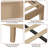 Queen Bed Frame With Natural Rattan Headboard, Queen Platform Bed Frame With LED Lights And Storage, Sturdy Wooden Slat Support, Mattress Foundation, No Box Spring Needed-357736380