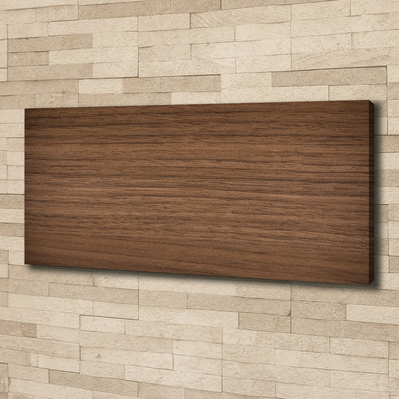 Wooden Background - Wrapped Canvas Print