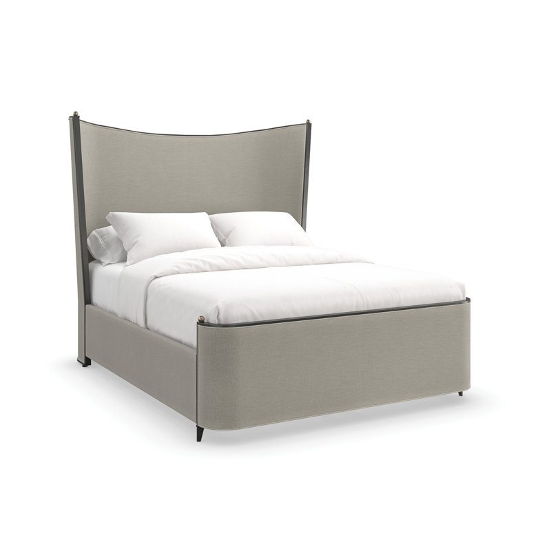 Provence Upholstered Spindle Bed, Queen