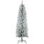 Arbre de Noël artificiel avec 405 pointes enneigées et base en métal-1021785139