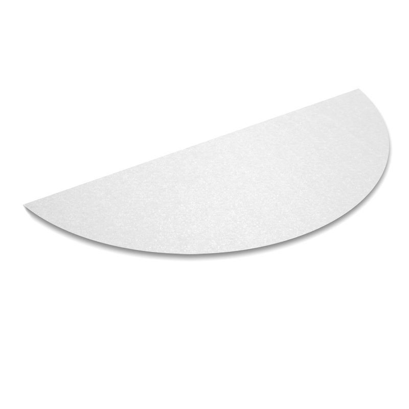 Low Pile Carpet Half-circle Chair Mat
