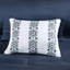 Édredon pour grand lit - imprimé médaillon bleu marine, rembourrage, style de taies d'oreiller à bordure brodée avec motif de draps, doux, détails, taie d'oreiller décorative, ajusté-120274463-120274466