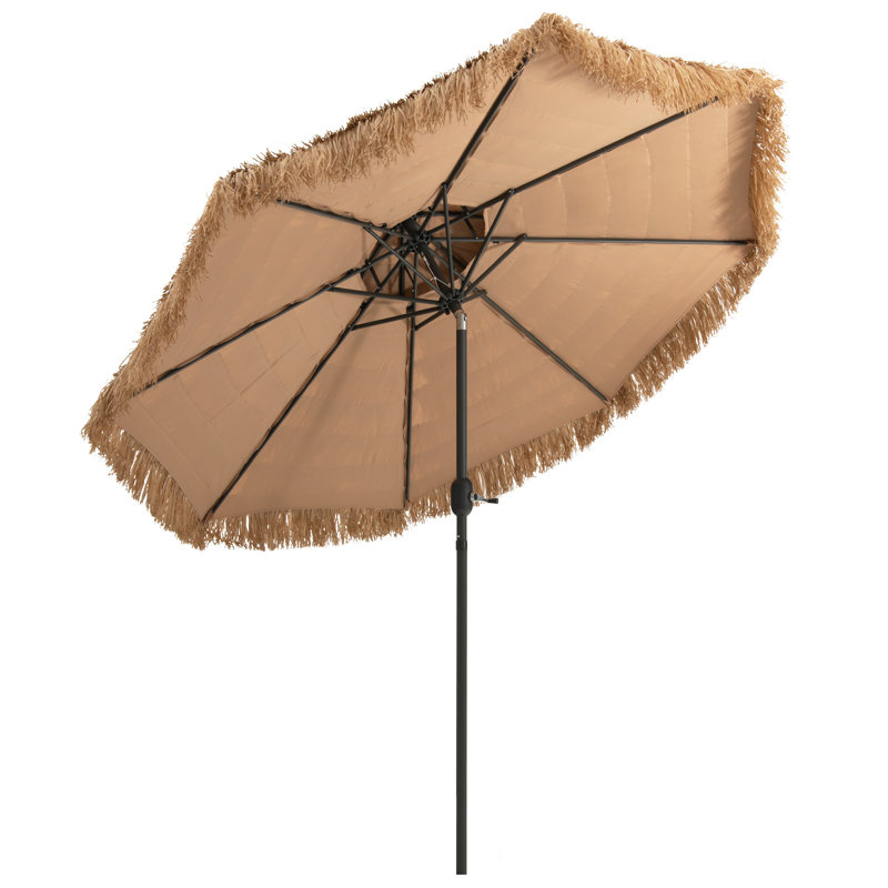 Janell 270cm Beach Umbrella Parasol