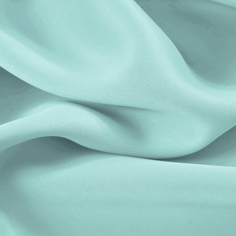 Fitnat 100% Blackout Window Curtain Panel, 52" W x 95" L, Aqua