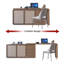 Bureaux rectangulaires en bois massif-108205553-108205554