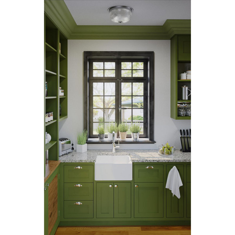Wortman Glass Flush Mount, Antique Nickel