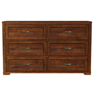 Commode double 6 tiroirs avec miroir Logan