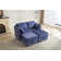 Causeuse modulaire avec repose-pieds double Calkins