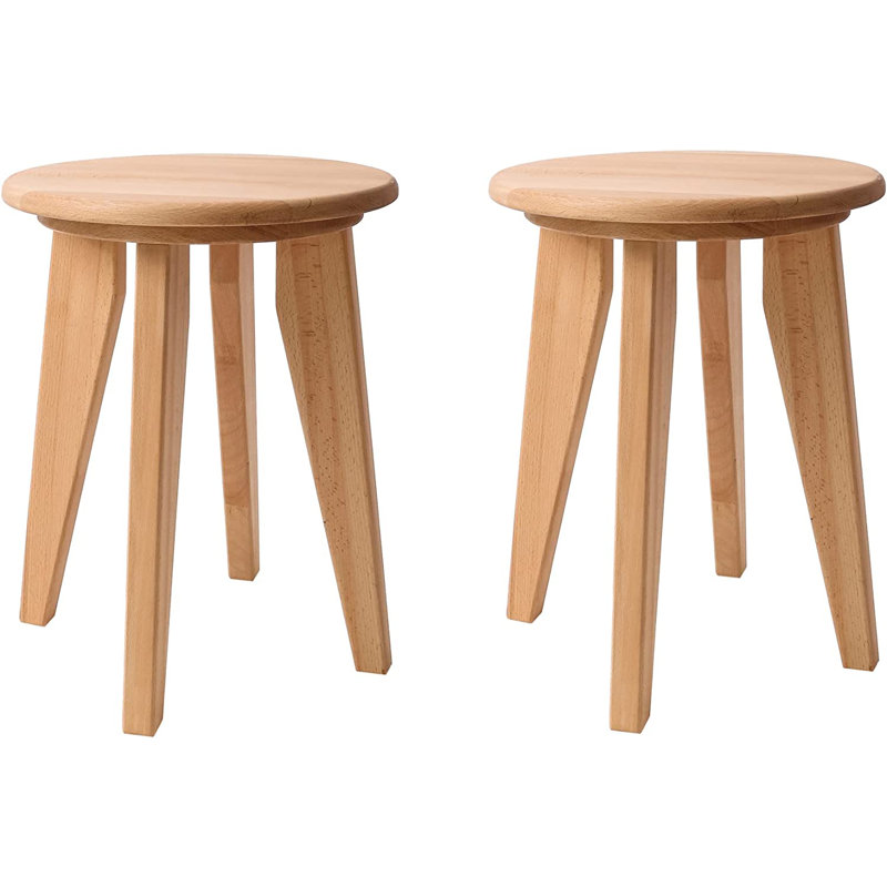 Bowers Solid Wood Decorative Stool