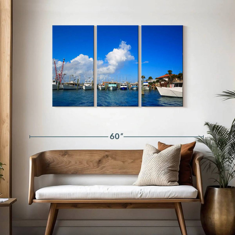 Mehar Port Orange Marina Boats, 28" H x 45" W